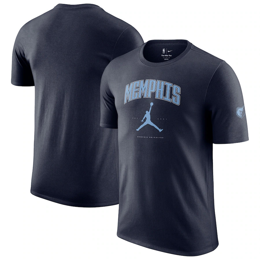 Men's Memphis Grizzlies Navy Essential Cities T-Shirt Men's Memphis Grizzlies Navy Essential Cities T-Shirt